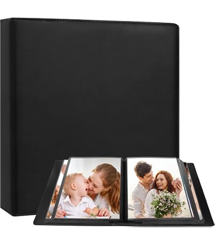 Amazon.co.jp: フォトアルバム 5 x 7インチ 100枚の写真を収容可能